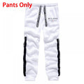 Men's Casual Printed Hoodie and Jogger Pants Tracksuit Set