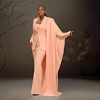 Women's Peak Lapel One-Button Blazer Pants Suit