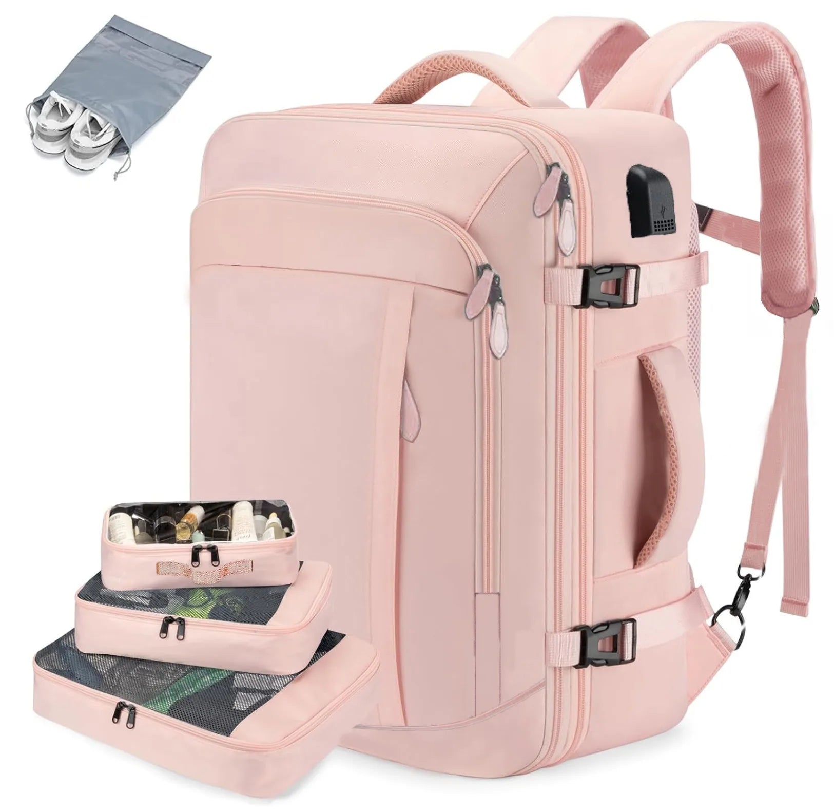 Unisex Waterproof Expandable Travel Luggage Backpack 8092