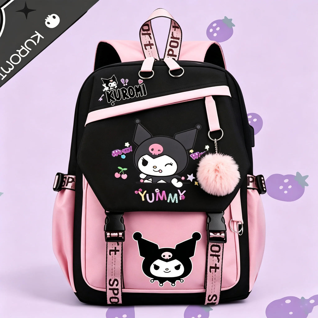 Girls' Cute Kawaii Cartoon School Backpack