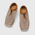Men's Square Toe Suede Slip-On Casual Loafers
