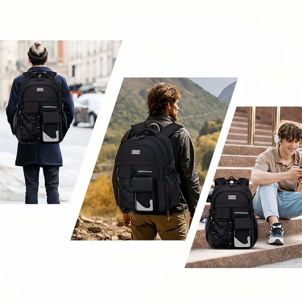 Men's Fashion Oxford Large Capacity Travel Backpack