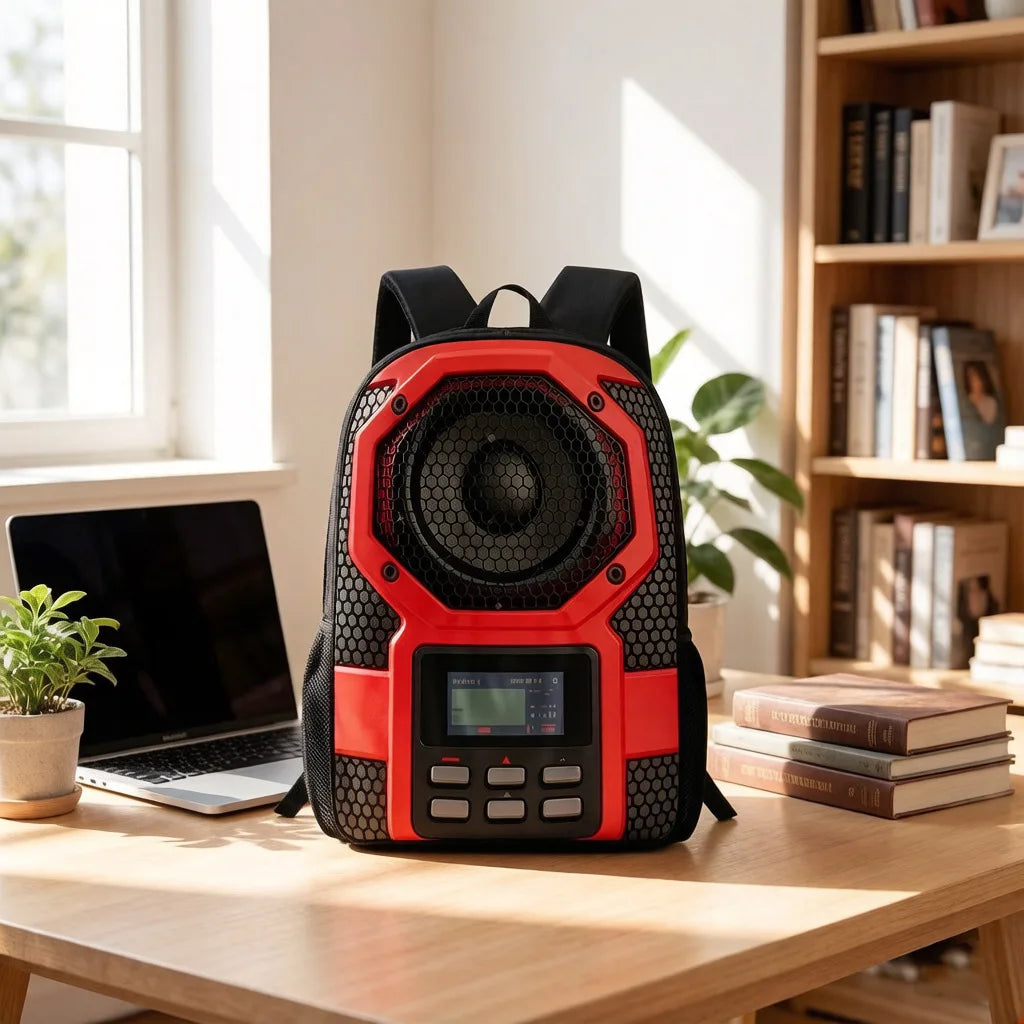 Kids' Speaker Printed Large Capacity School Travel Backpack