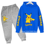 Kids' Cartoon Hoodie Sweatshirt Pants Two-Piece Set