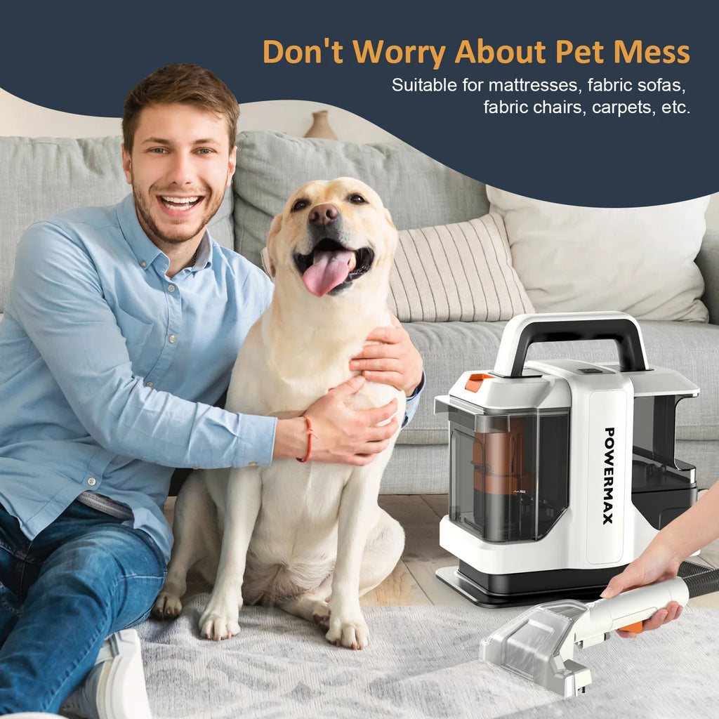 Portable Carpet and Upholstery Spot Cleaner Machine with Suction 750W