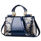 Women's Shiny Patent Leather Shoulder Messenger Bag