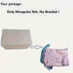 Princess Palace Style Blackout Mosquito Net Bed Canopy with Triple Doors