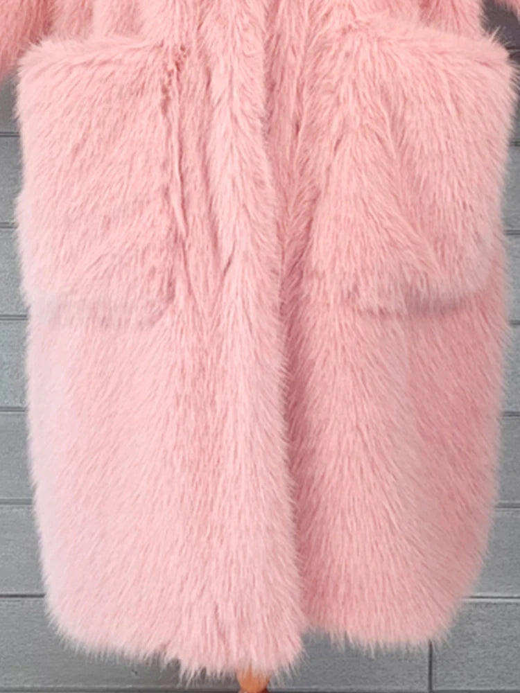 Women's Thick Warm Faux Fur Coat N22C013016