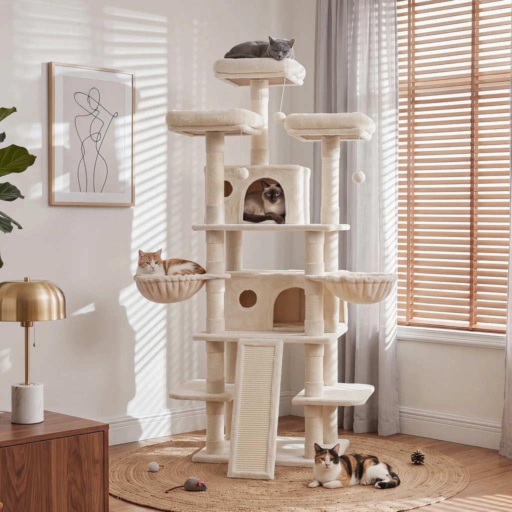 68-Inch Multi Level Indoor Cat Tree Tower