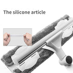 Telescopic Double-Sided Window Cleaning Squeegee Mop with Extension Pole