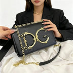 Women's Elegant Leather Commuter Messenger Shoulder Bag