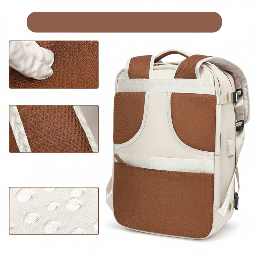 Unisex Waterproof Expandable Travel Laptop Backpack 2268