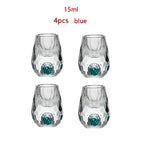 Diamond Crystal Liquor Shot Glasses and Spirit Dispenser Set