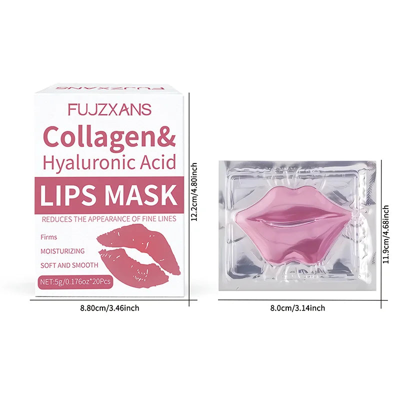 Unisex Collagen Hydrating Lip Mask Sheets CM-A1 20 Count