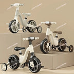 Kids' Multifunctional Tricycle Balance Bike with Music and Lights