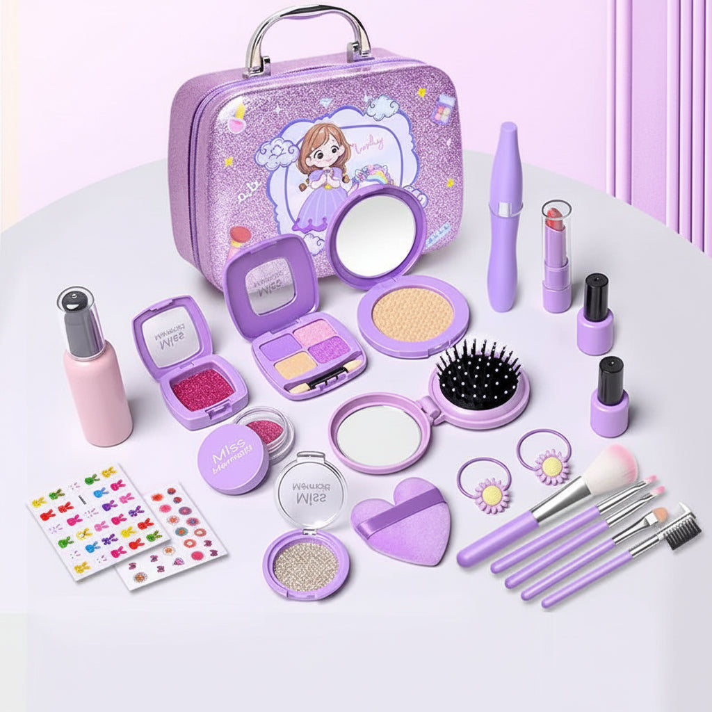 Kids Pretend Play Makeup Cosmetics Simulation Toy Set LTC02536