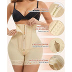 High Waist Butt Enhancer Control Panties with Hook Closure