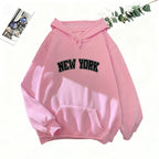 Women's Printed Hoodie Sweatshirt Jogger Pants Set