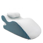 Ergonomic Memory Foam Bed Wedge Pillow with Neck Support