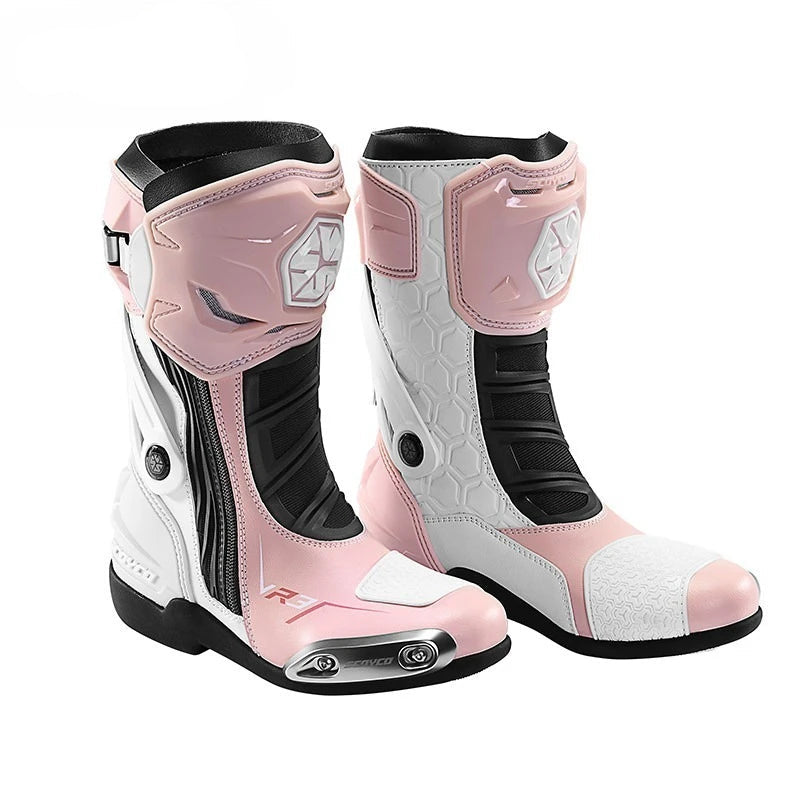 Women's Waterproof Anti-Slip Motorcycle Protective Riding Boots MR003W