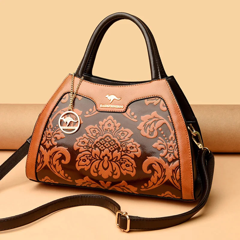 Women's Soft PU Leather Shoulder Crossbody Bag