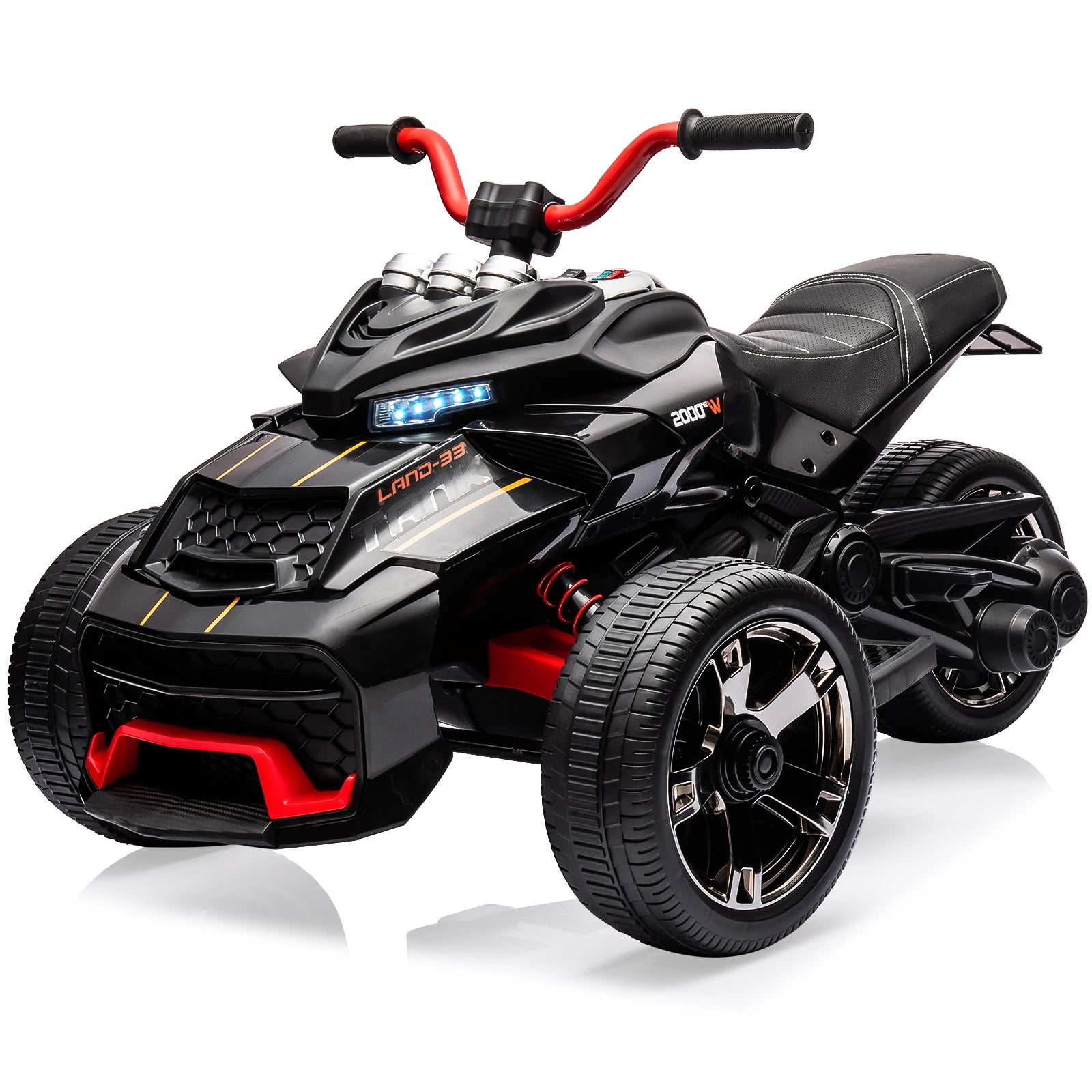 Kids 12V Battery Powered Electric Ride on ATV 3 Wheeler Toy Car