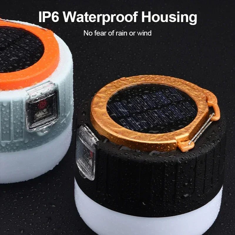 Rechargeable LED Camping Lantern with Remote Control and Power Bank