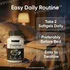 Ethiopian Black Seed Oil Softgels Herbal Dietary Supplement