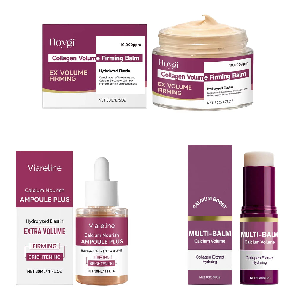Calcium Collagen Multi-Balm and Pore Firming Essence Skincare Set