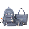 Girls' Casual Harajuku School Backpack 5-Piece Bag Set