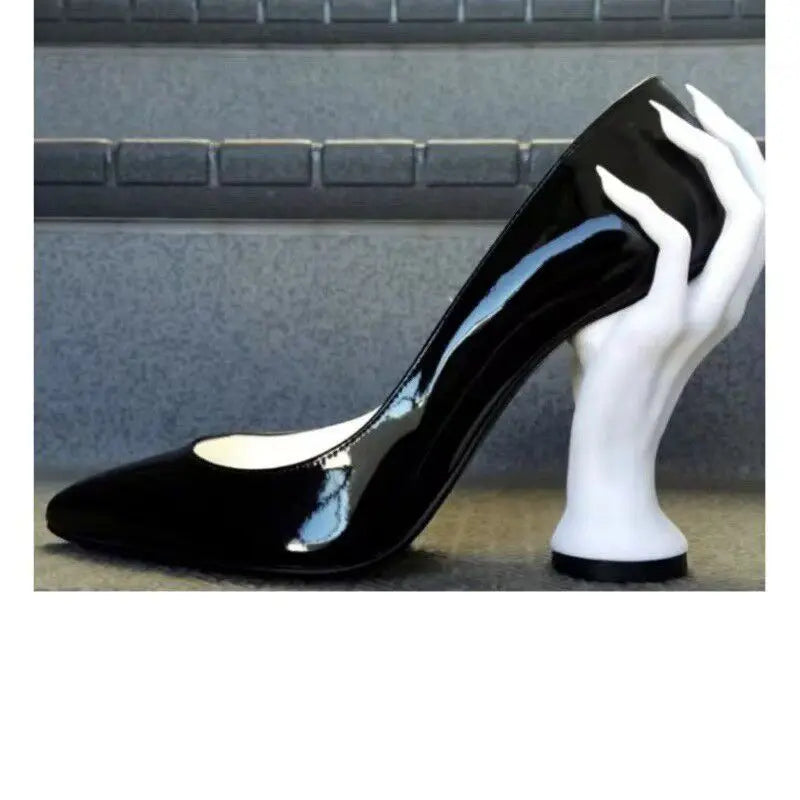 Women's Pointed Toe Hand Sculpted Heel Pumps