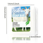 Unisex Goat Milk Ceramide Cleansing Soap Bar 2-Pack