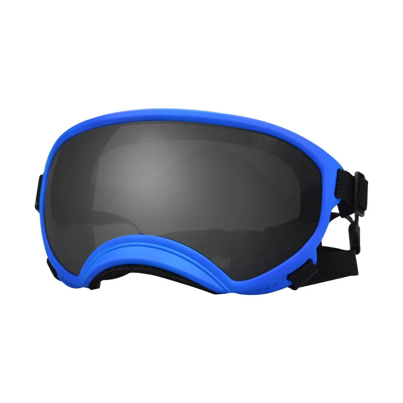 Dog Fashion Sports Sunglasses with Adjustable Strap Anti-Fog Pet Goggles
