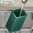 Kitchen Knife Holder and Cutlery Drainer Rack with Removable Drip Tray