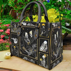 Women's Skull Pattern Faux Leather Shoulder Tote Bag