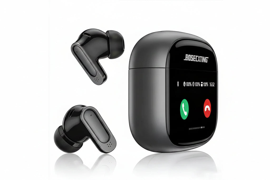 TWS Wireless Bluetooth 5.4 In Ear Earbuds Touch Screen ANC V11