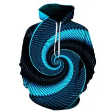 Unisex Colorful Flame 3D Print Pullover Hoodie Sweatshirt