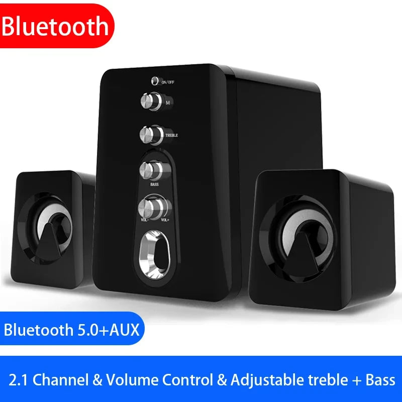 2.1 Channel Stereo PC Gaming Soundbar Speakers with Subwoofer
