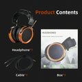 Open Back HIFI Wooden Wired Over Ear Headphones HD11