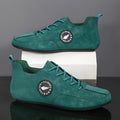 Men's Lightweight Driving Loafers Breathable Lace-Up Casual Shoes