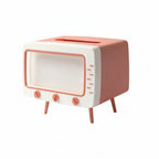 Retro Television Shaped Tissue Box Cover and Phone Stand