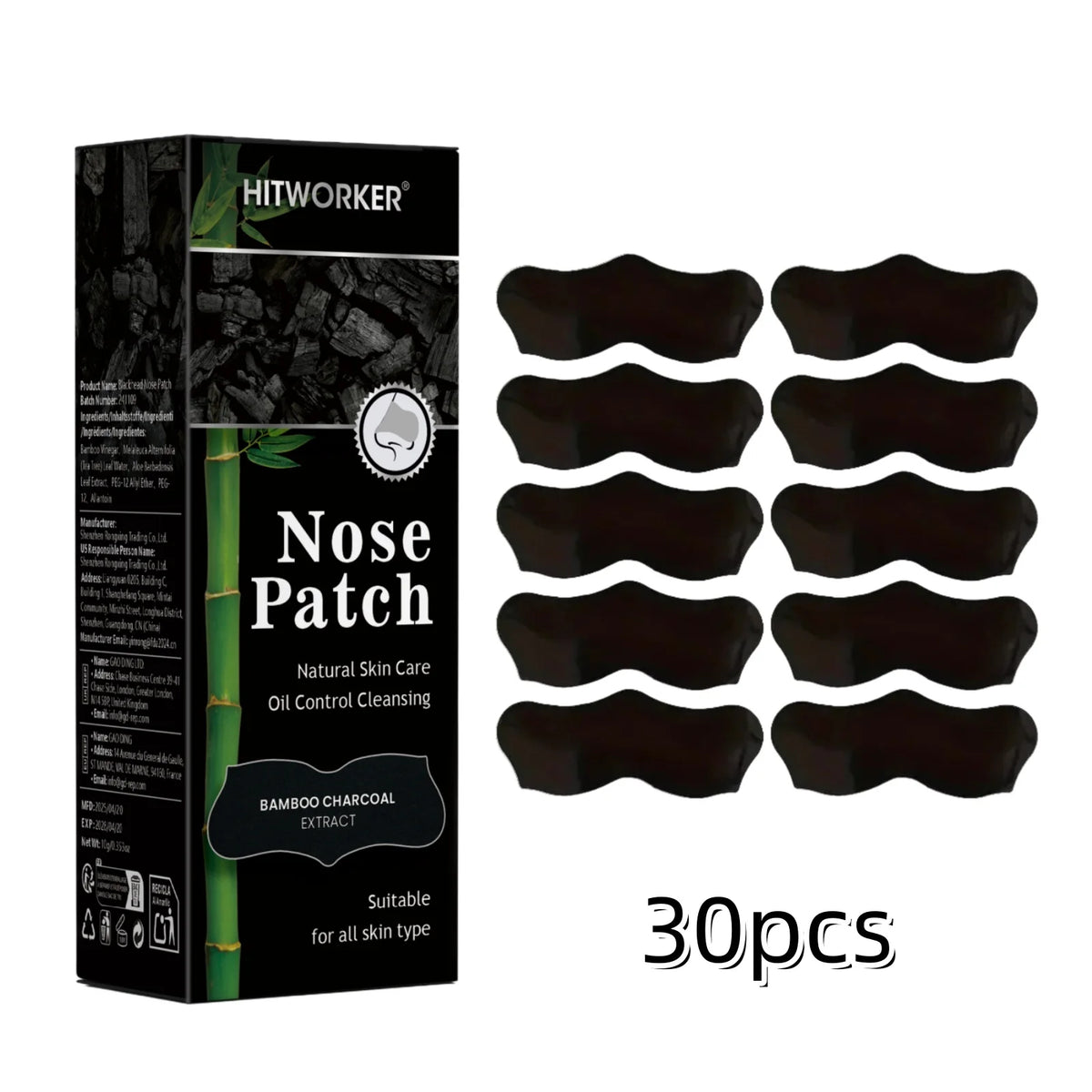 Unisex Alcohol-Free Nose Cleaning Pore Strips