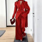 Men's Tailored Two-Piece Blazer and Pants Suit