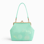 Women's Retro Kiss Lock Frame Shoulder Clutch Bag