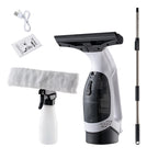 Electric Handheld Window Cleaner and Scrubber with Telescopic Handle