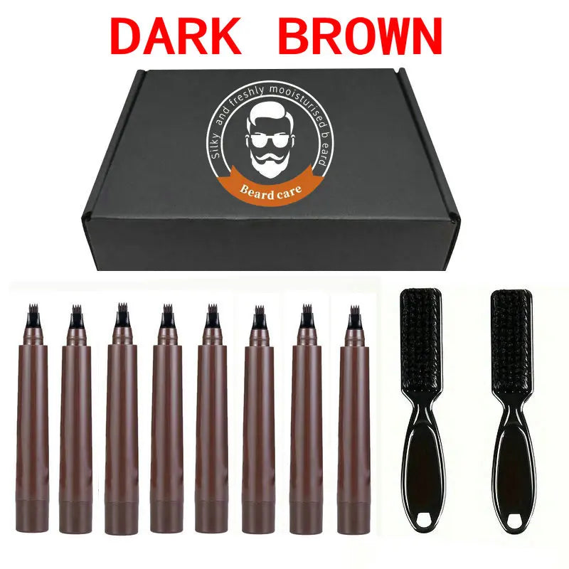Men's Waterproof Beard Filling Pen Shaping Kit 5.1 oz