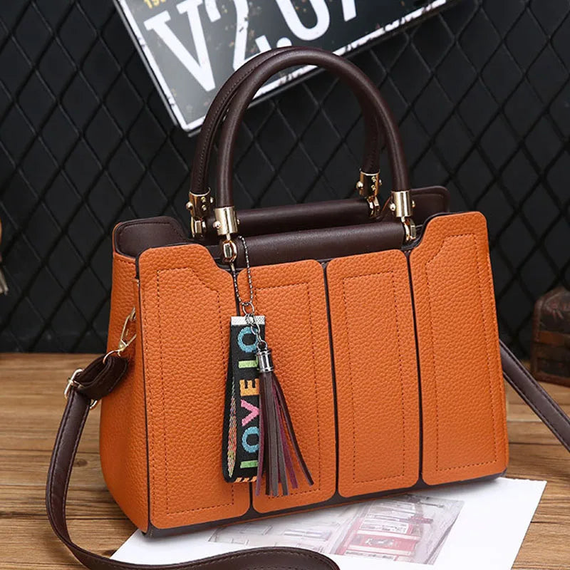Women's Fashion PU Leather Small Square Shoulder Bag