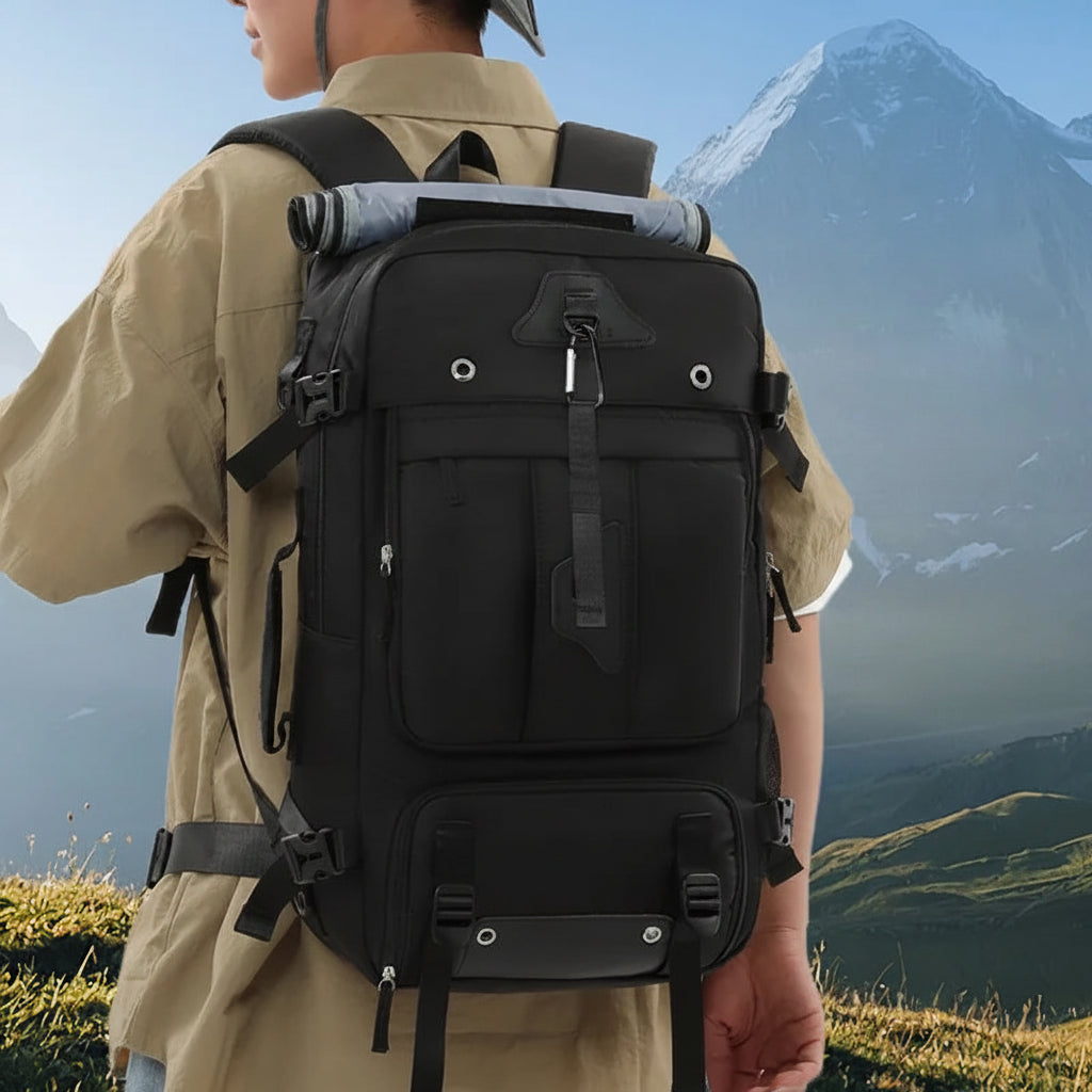 Unisex Oxford Large Capacity Outdoor Travel Crossbody Backpack