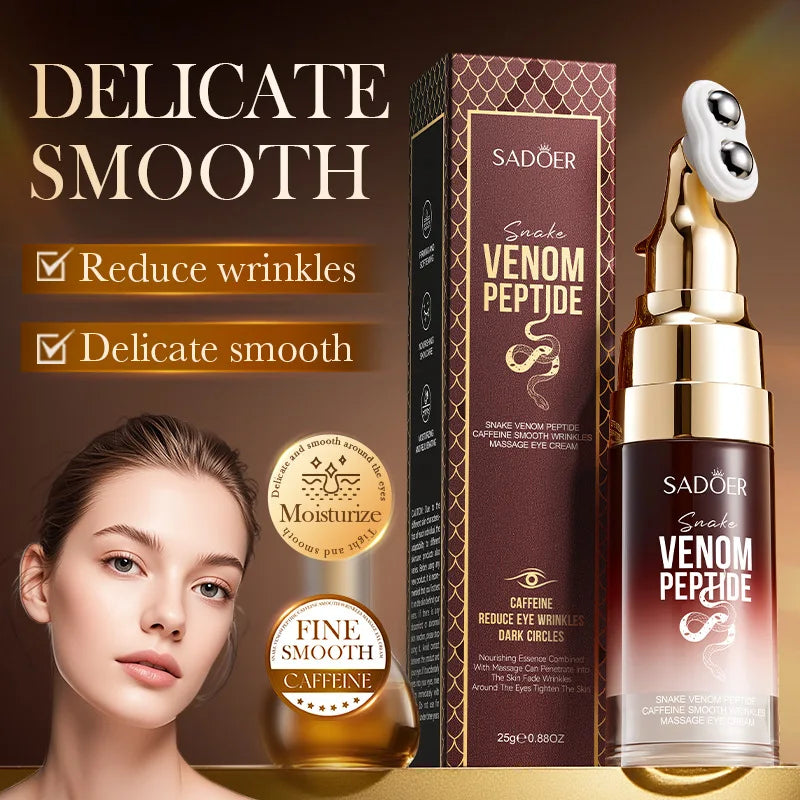 Women's Snake Venom Peptide Caffeine Anti-Wrinkle Eye Cream