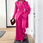 Men's Tailored Two-Piece Blazer and Pants Suit